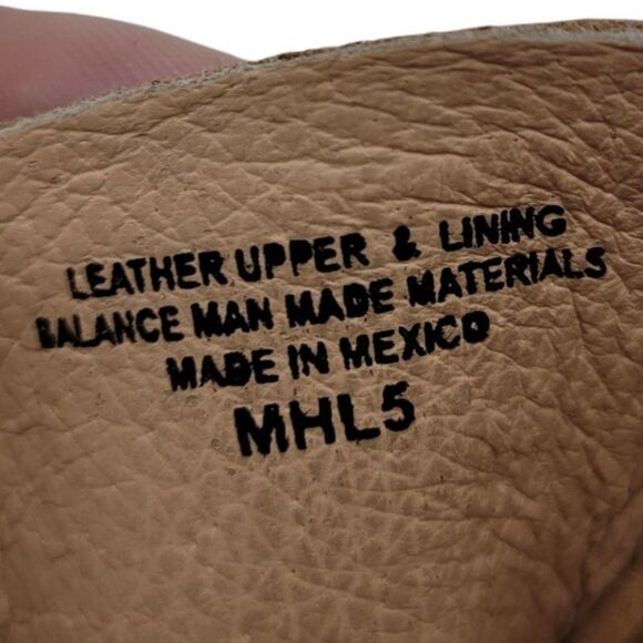 Born Marie Leather Slide On Platform Espadrille Basket Thong Sandals Tan Sz 10 - Picture 4 of 7